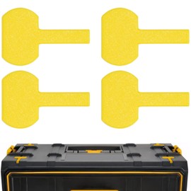 LUAATT Anti-Wobble Inserts Compatible for Dewalt Toughsystem 2.0 Tool Storage Drawer Boxes,4 Pack Key Inserts Help Improving Stability(Yellow)