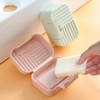 3Pcs Soap Dish with Lid, Portable Travel Soap Container Waterproof