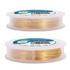 BENECREAT 24Gauge(0.5mm) Tarnish Resistant Light Gold Wire Jewellery Making Copper