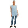 Ladies Dogtooth Buttons Through Design Piping Tabard Apron Overalls Front