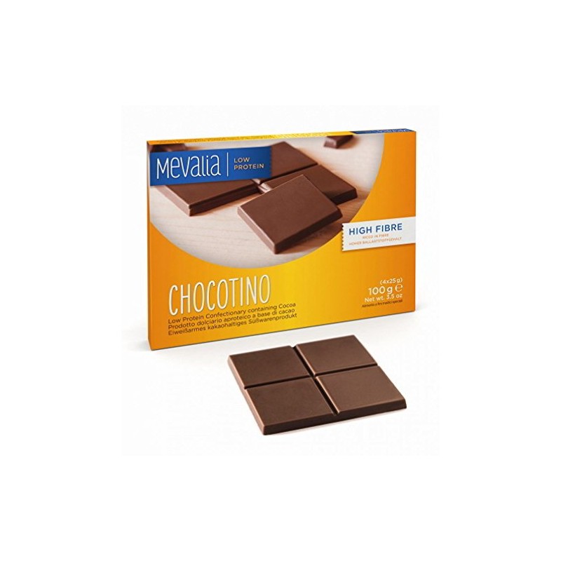 Mevalia Chocotino confectionery product Protein free cocoa-based 100 g (4x25