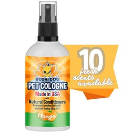 Bodhi Dog Natural Dog Cologne | Scented Deodorizing Spray for Dogs & Cats | Neutralizes Odors & Freshens Coat | Dog Perfume with Conditioner | 11 Scents | Made in USA Pet Supplies:_Mango 4oz