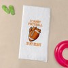CafePress I Carry Football in My Heart Football 30"x60" Absorbent
