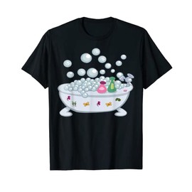 Bathtub with Bubbles T-Shirt, Bubble Bath Costume Shirt