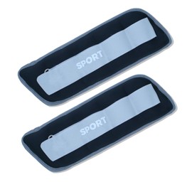 6lbs Ankle Weights for Men Women - Adjustable Arm or Leg Weight Strap Set for Adult Wrist Weight Training in Yoga, Walking, Aerobics, Jogging, Gym (6lbs Pair (3lb Each) - Black)