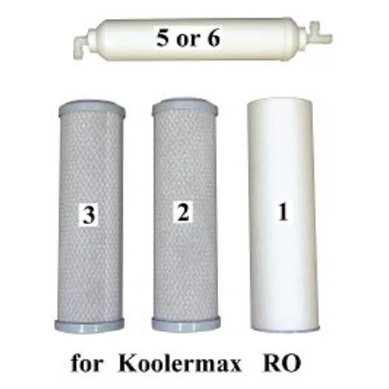 Koolermax KPAK-4 Replacement Filter Sediment Carbon Great Taste fit K5