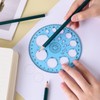 Circle Stencil Template Drawing Stencil Plastic Templates Measuring Round Hole