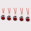 Vogueing Tool DC 12V Red LED Warning Signal Light Dashboard