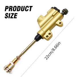 Rear Brake Master Cylinder Replacement for Chinese Dirt Pit Bike Sunl Pitster Thumpstar 110 125 140ccDirt Pit Bike, ATV Brake Master Cylinder, Gold