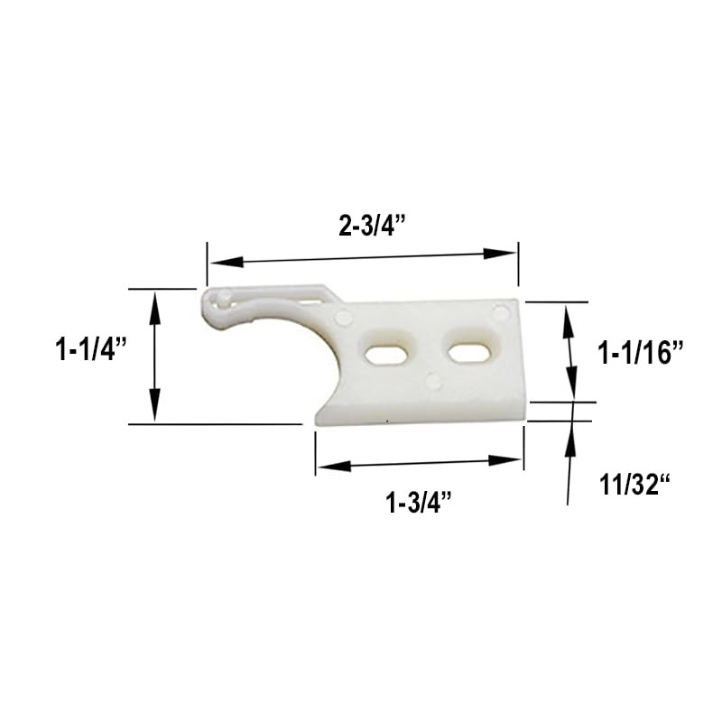 Gordon Glass® Replacement Bumper Stoppers for Frameless Glass Sliding Bypass