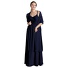 Lina & Lily Women's Premium Satin Scarf Stole for Wedding