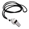 Cisixin 2-Piece Stainless Steel Whistle Whistle with Lanyard