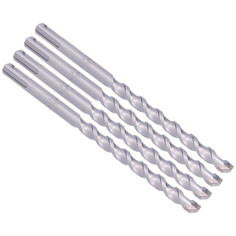 4Pcs Hammer Rock Drill Bit Sturdy Durable Efficient Convenient Round