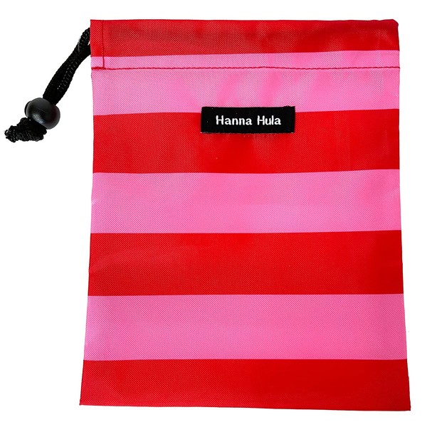 [Hanna Hula] Deodorizing Cloths, S, CDS-BRD-S, Border Red, S
