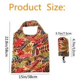 Reusable Shopping Bag,4 Pack Foldable Grocery Bags with Pouch,Washable Shopping Tote Bags for Daily Shopping, Groceries, Travel, Camping, Picnic