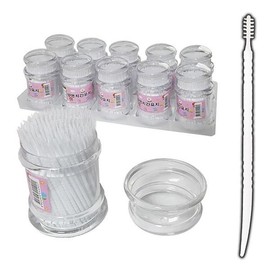 10 plastic toothpick double-sided interdental points Toothpick points / 플라스틱 이쑤시게 양면치간요지 10통 이쑤시개 요지