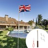 Cipszoely 8.2FT Telescopic Flag Pole Portable Handheld Flag Poles with