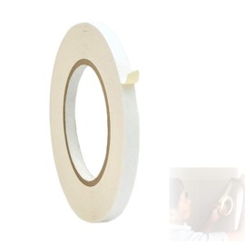 Mirhua Masking Tape, White Painting, Architectural Design Paper Tape, Easy to Mask, DIY Decoration, Curing Tape, Pack of 1, Drafting Tape, Easy to Remove (10mm*50m)