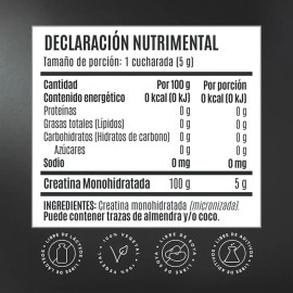 Creatina Monohidratada Pura 2 Botes De 450g 180 Serv Birdman Sin Sabor                                                                                