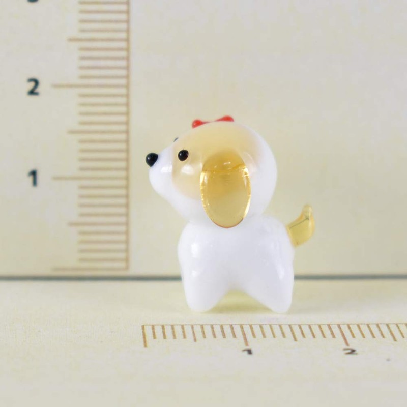 cute dog handmade glassware shih tu