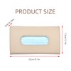 hifrom Car Sunshade Tissue Box, Leather Car Tissue Holder, Car