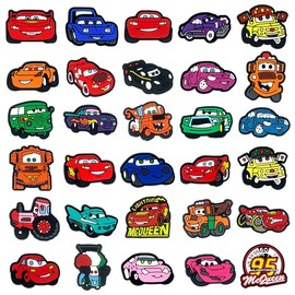 ZXTGBQ Pack of 30 Shoe Charms, Cartoon Shoe Pins, Shoe Decoration Pin Charms, Kids Shoe Decoration, Accessory Pins for Boys, Girls and Teenagers