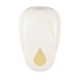 Vaessen Creative Craft Paper Punch - Drop - 3,3 x 5,1 cm - Circle Cutter for Crafting and Card Making, white/pink