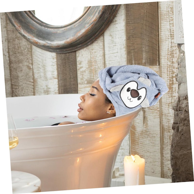 WOONEKY Hooded Hair Drying Towel Wrap Adult Microfibre Quick Dry