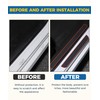 Flaconi 4PCS Car Door Sill Protectors, Anti-Scratch Rubber Edge Guards,