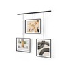 Umbra Exhibit Picture Frame Gallery Set, Adjustable Wall Collage Displays