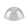Papstar 11314 50 "Hurricane" Domed Lid PET Round Diameter 9.5