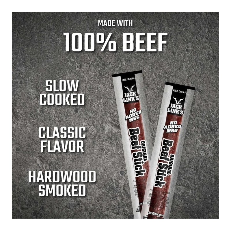 Jack Link's Original Beef Sticks 0.92 oz 20 Pack |