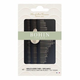 Bohin 05099 Milliners & Sharps - Surtido de agujas de mano
