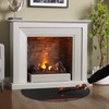 FLASLD Fireproof Fireplace Mat 28×48 Inch, Flame-Resistant Hearth Pad Area