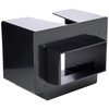 Bar Caddy Angular | Plastic Bar Caddy Black, Bar Storage,