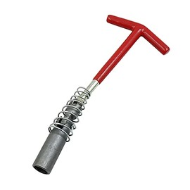 sourcing map Car T-Handle 14mm Hex Socket Spark Plug Spanner Wrench Removal Tool