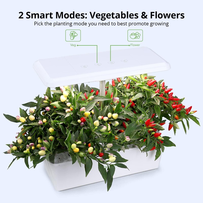 Nuoya 12 Pods Hydroponic System Grow Kit, Indoor Garden Hydroponic