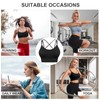 Atxnn Women's Sports Bra Adjustable Shoulder Strap Yoga Bra Push
