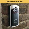 EZONEDEAL Wireless Video Doorbell, Visual Smart Home WiFi Ring Door