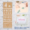 Patemby 50PCS Calligraphy Stencil Template Kit - 4 Inch and
