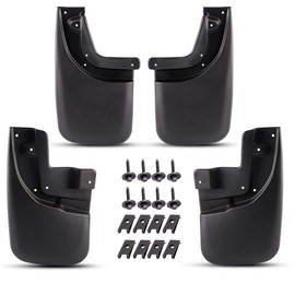 Car Wheel Mud Guards Splash Flaps 4PCs Premium Heavy Duty Molded Front & Rear Replacement for Toyota Tacoma 2005-2015 Wheel Mudguards Splash Flaps with OEM Fender Flares