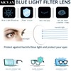 SIGVAN Ladies Reading Glasses Blue Light Blocking Spring Hinge Fashion