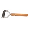 Pet Undercoat Rake Brush Double Sided Knots Removal Massage Wood