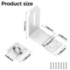 GEMASP Hasp Latch 2 Pack, 90 Degree Solid 304 Stainless