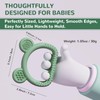 3-Pack Baby Teething Toys with Anti-Drop Clip, Infant Silicone Teether