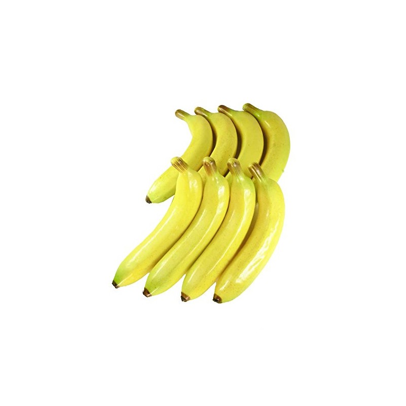 GuCra Banana Lifelike Model Food Sample Fruit Model (AA 8pcs)