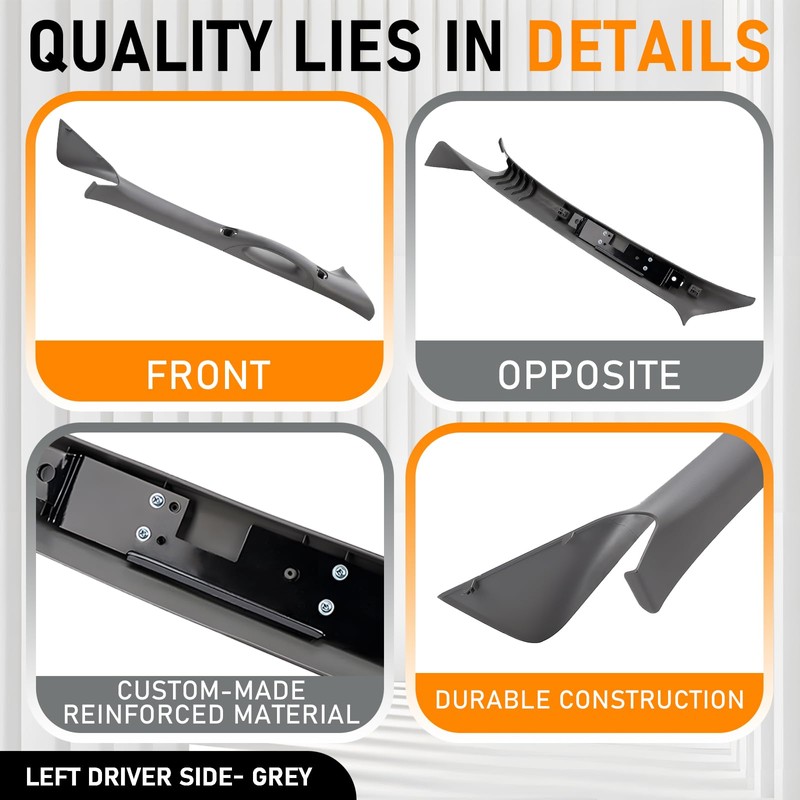 Gagsu A Pillar Interior Trim Handle Left Driver Side Compatible