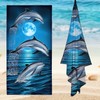 Zomer Beach Towel Large 90 x 180 cm Quick-Drying Microfibre