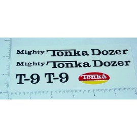 Tonka Mighty Tonka T-9 Bulldozer Sticker Set TK-021