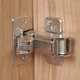 Full Overlay Blum® 170° Snap Close Clip Top Frameless Hinges, Pair